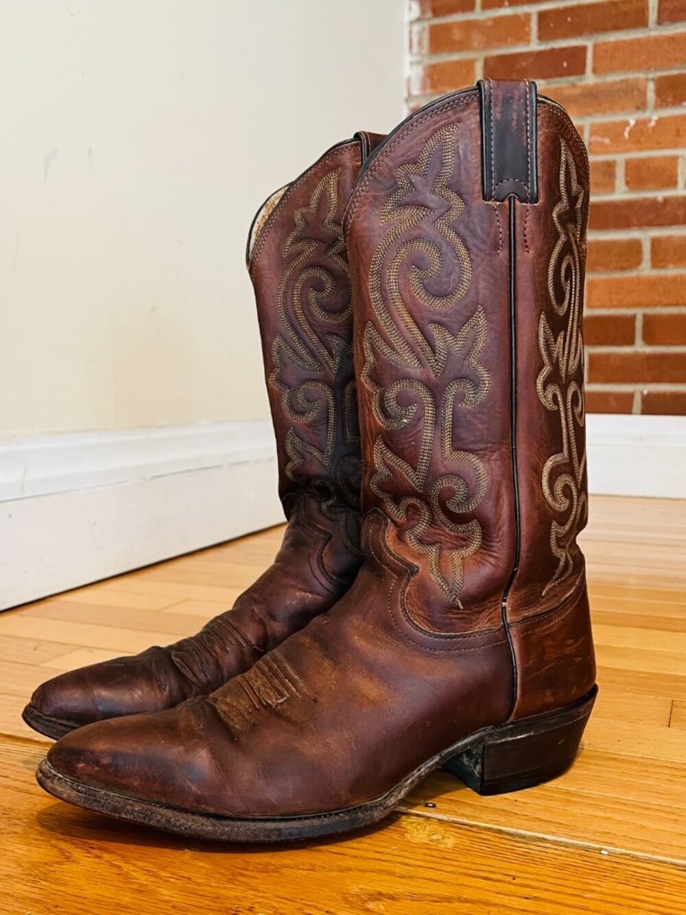 Vintage Women's JUSTIN Cowboy Boots Size 9.5 B - Picture 9 of 16